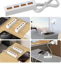 USB-laddare med 4 portar – flamskyddad och kompakt