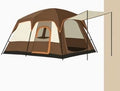 Campingtält med 2 sovrum och förtält – ca 330 × 210 × 180 cm