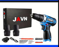 JAVN borrmaskin och skruvdragare 12V – 2 batterier och tillbehör