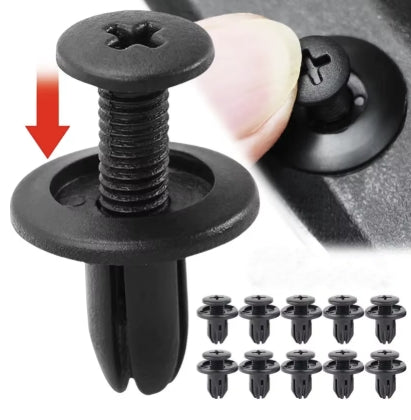 Bilclips 50-pack för 8 mm hål