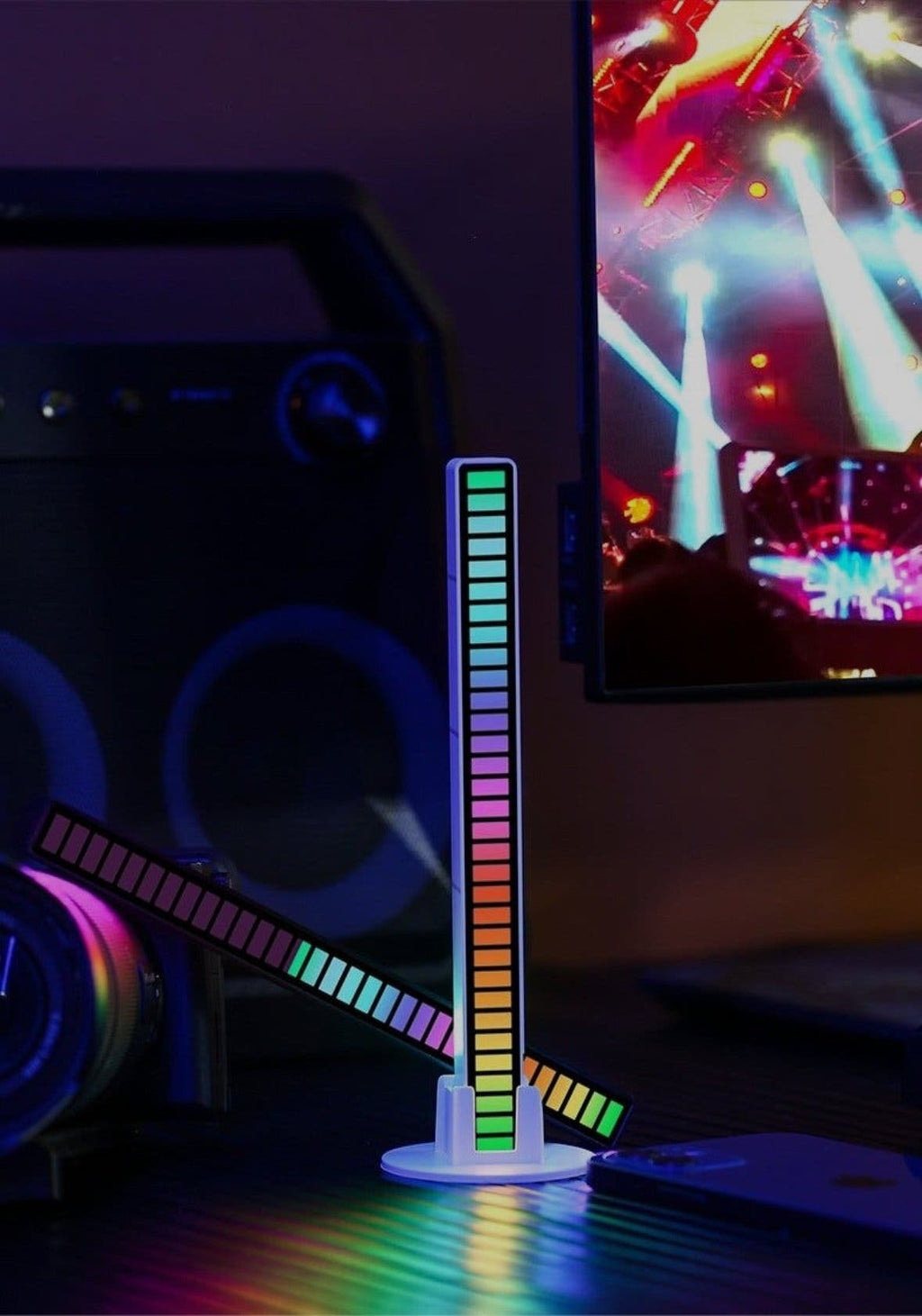 Musikstyrd LED-bar 2-pack