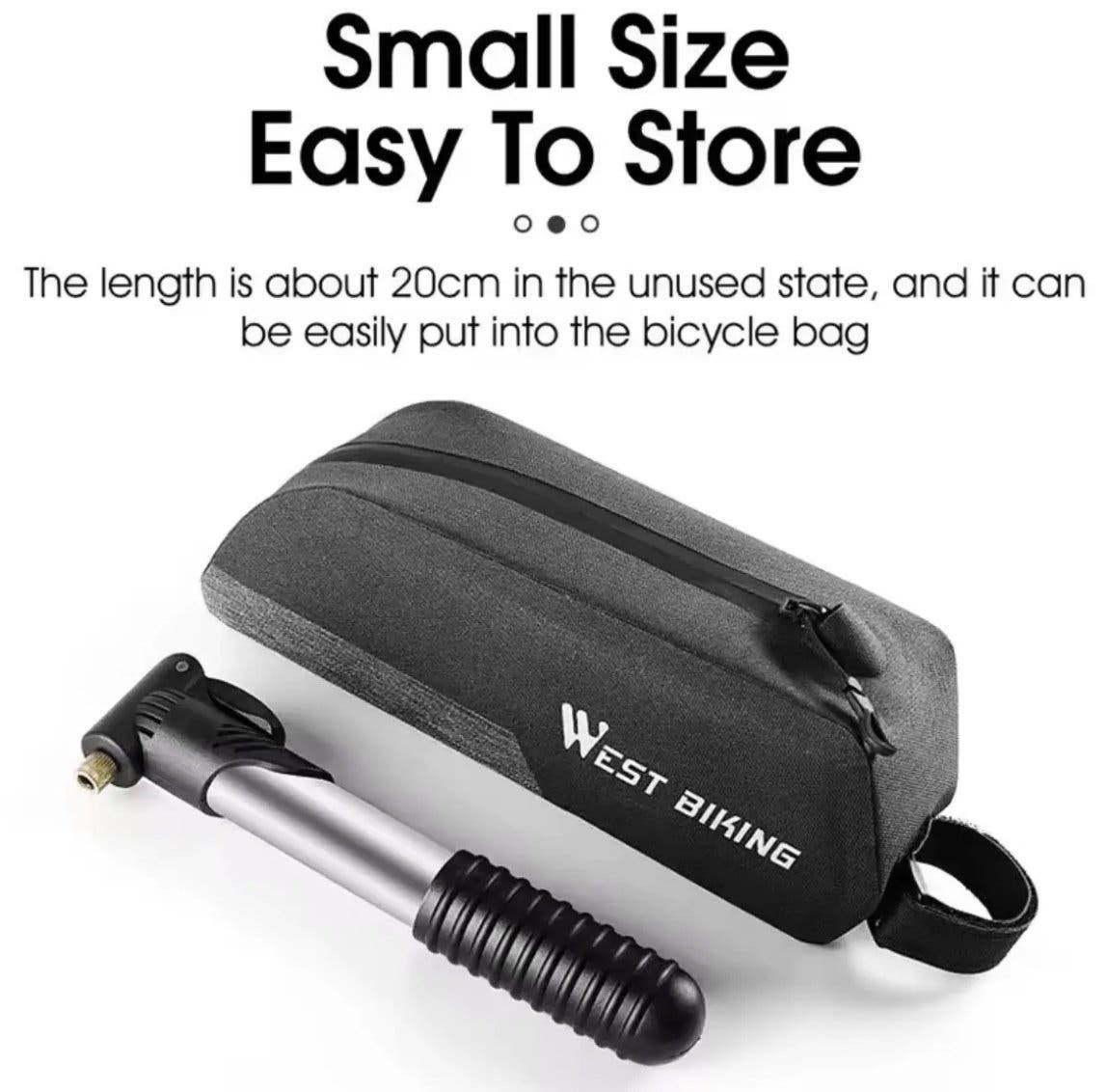 Mini cykelpump teleskopisk