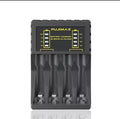 Batteriladdare för AA/AAA med LED-display och USB