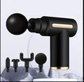 Mini massagepistol med 4 huvuden