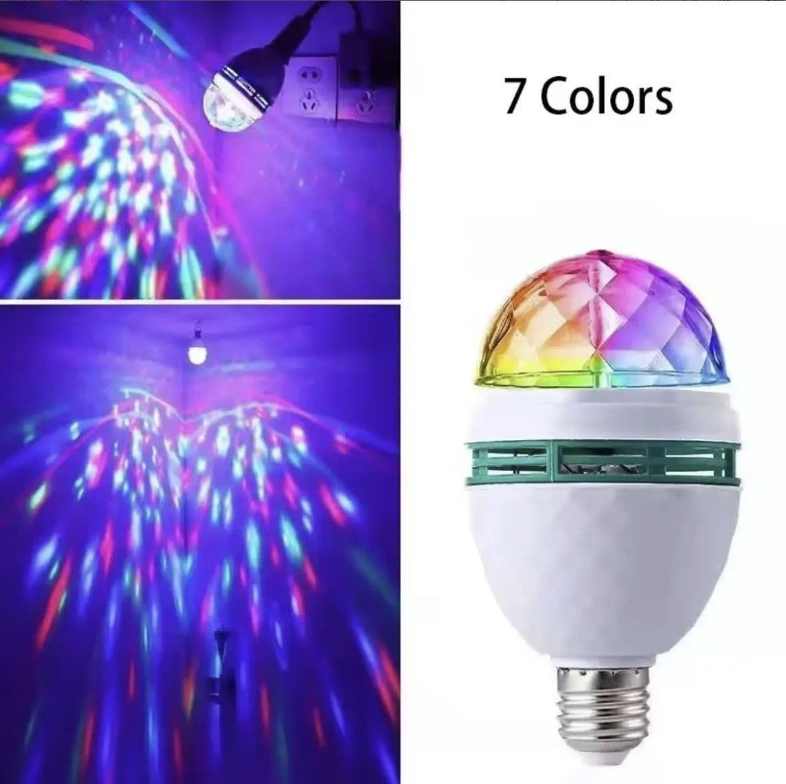 RGB-discolampa E27