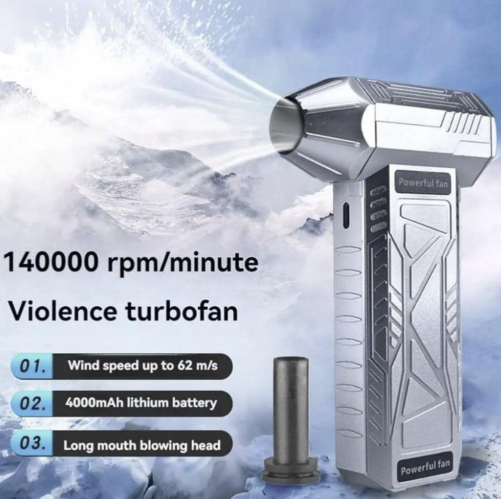 Sladdlös turbofläkt 140 000 RPM