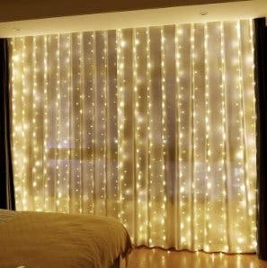 Ljusgardin 3 × 1 m med 100 LED
