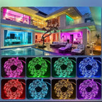 RGB LED-list 10 m med USB och fjärrkontroll