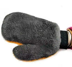 Dubbelsidig biltvätthandske i mikrofiber