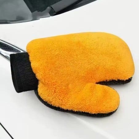 Dubbelsidig biltvätthandske i mikrofiber