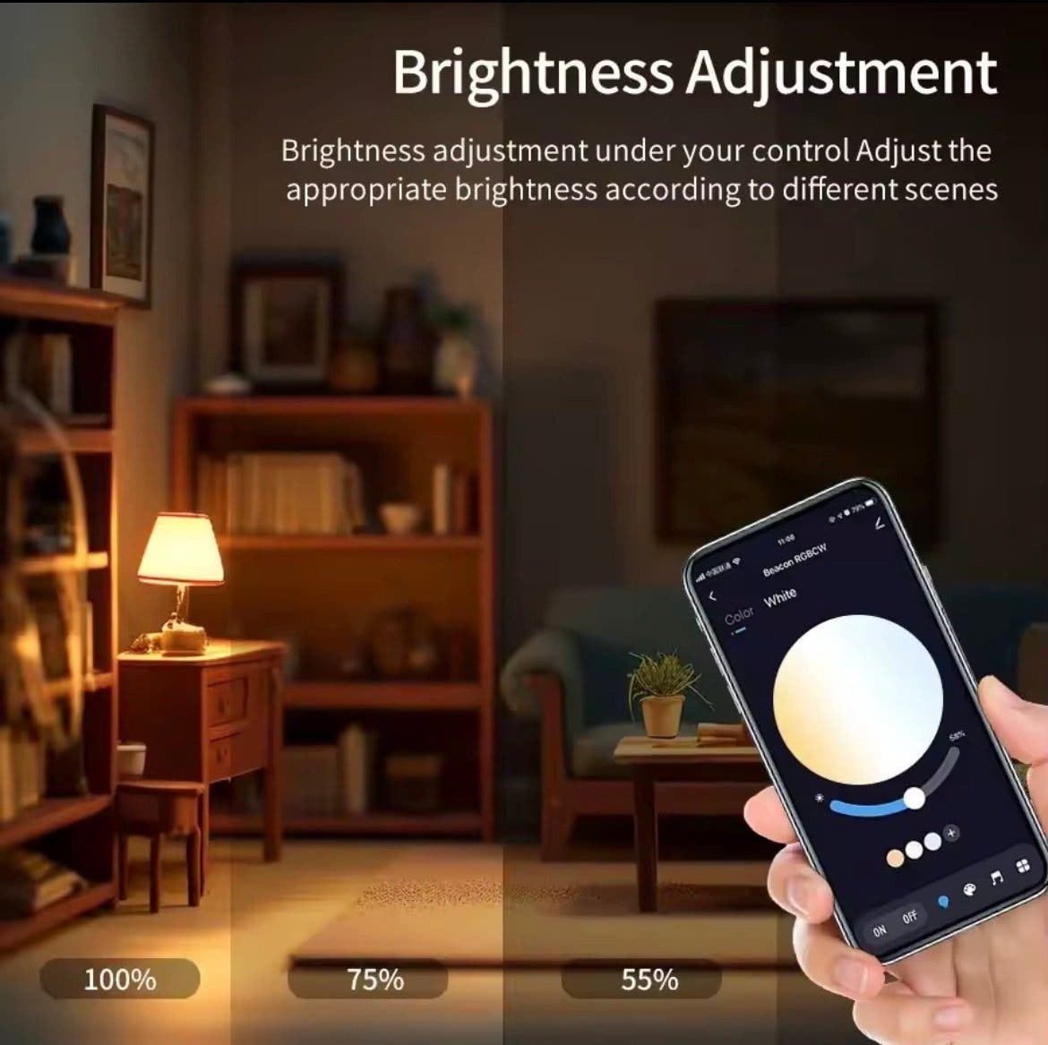 Bluetooth smart lampa