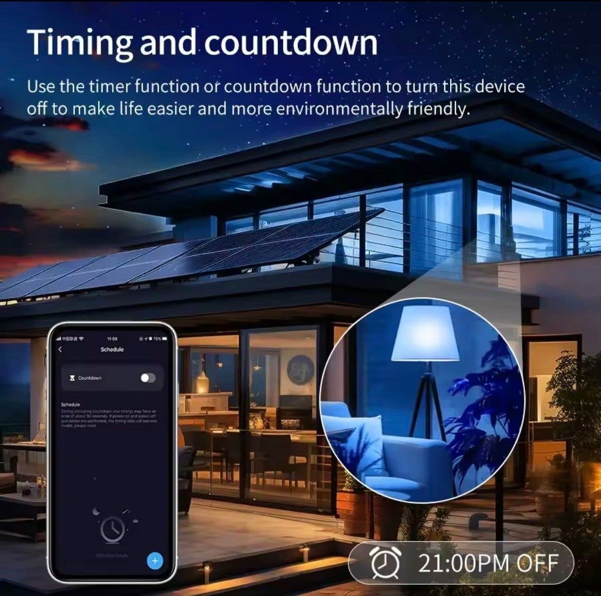 Bluetooth smart lampa