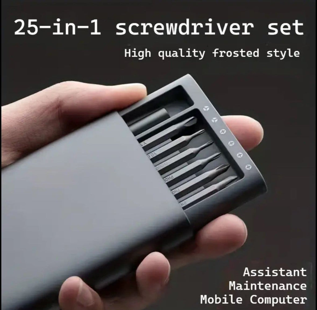 Precisionsmejselset 25-i-1