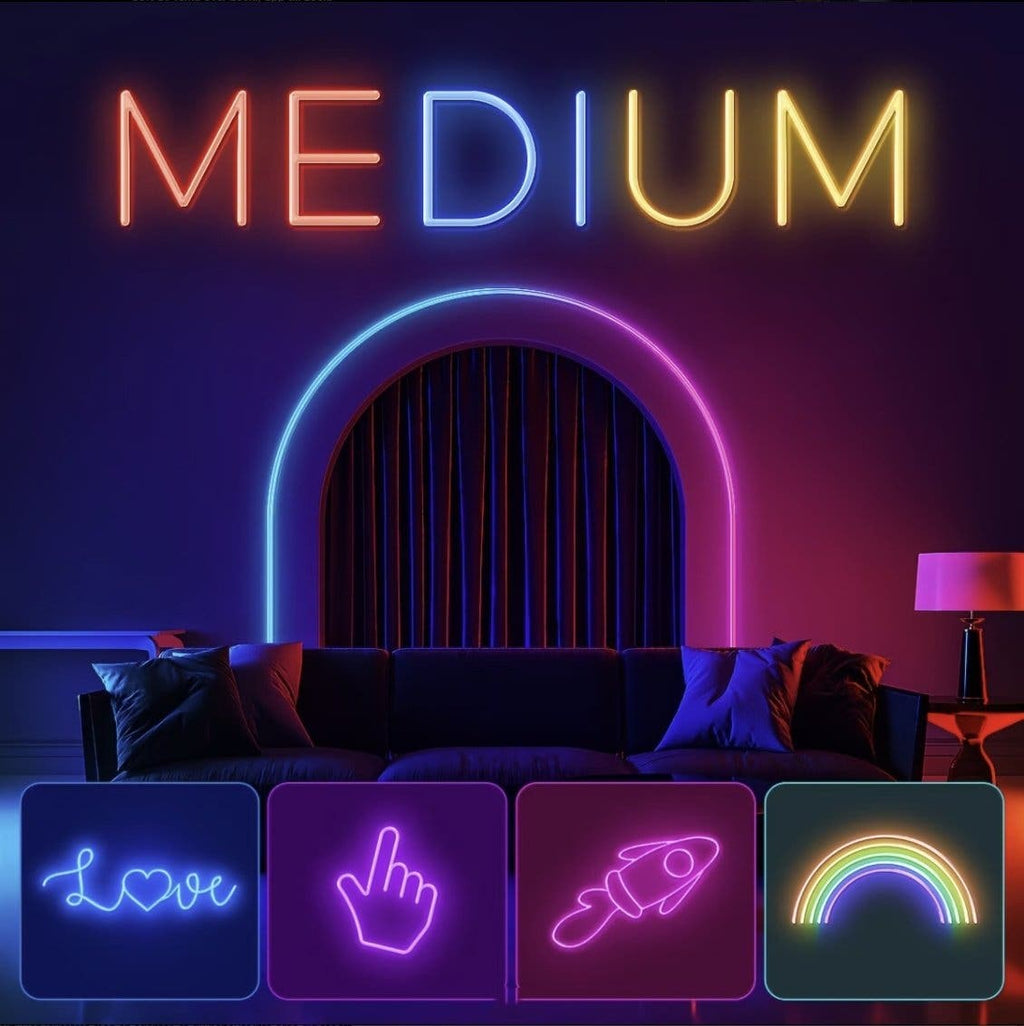RGB LED Neon Rope 10 m med app och fjärrkontroll