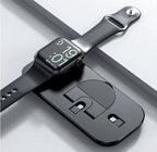 3-i-1 trådlös laddstation för iPhone, Apple Watch och AirPods