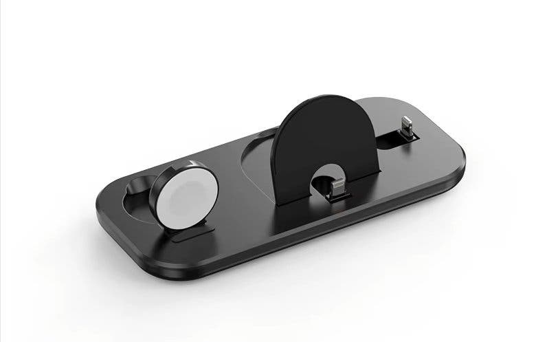 3-i-1 trådlös laddstation för iPhone, Apple Watch och AirPods