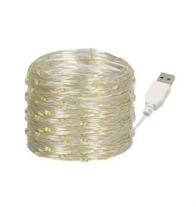 USB-ljusslinga 5 m med 50 LED