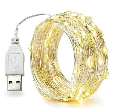 USB-ljusslinga 5 m med 50 LED