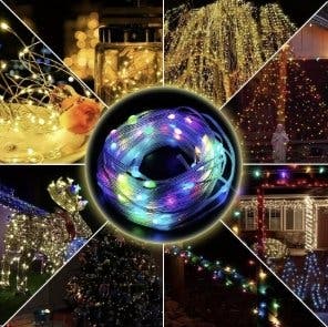 RGB LED-ljusslinga 5 m med app och fjärrkontroll