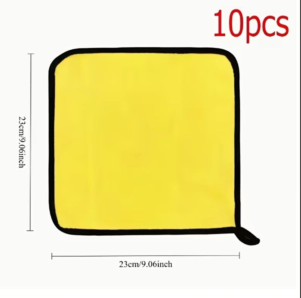 Mikrofiberdukar 10-pack 23 × 23 cm