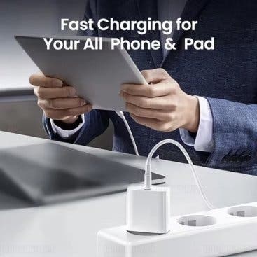 USB-C-laddare 20W med PD och Quick Charge