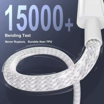 USB-C till USB-C-kabel 60W 3-pack