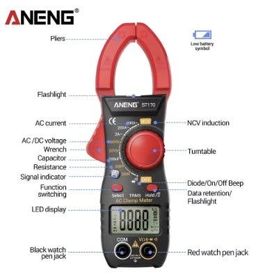 ANENG ST170 tångamperemeter