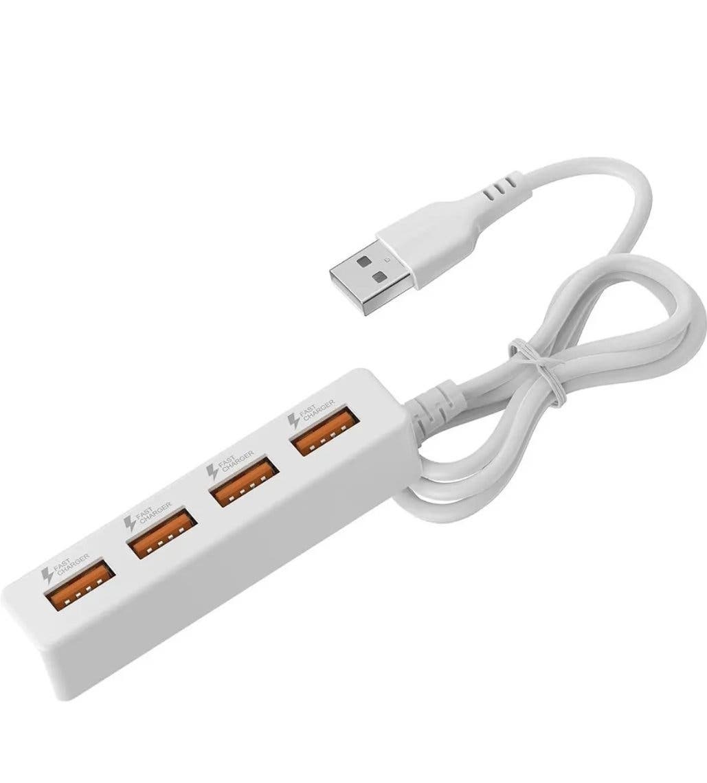 USB-laddare med 4 portar