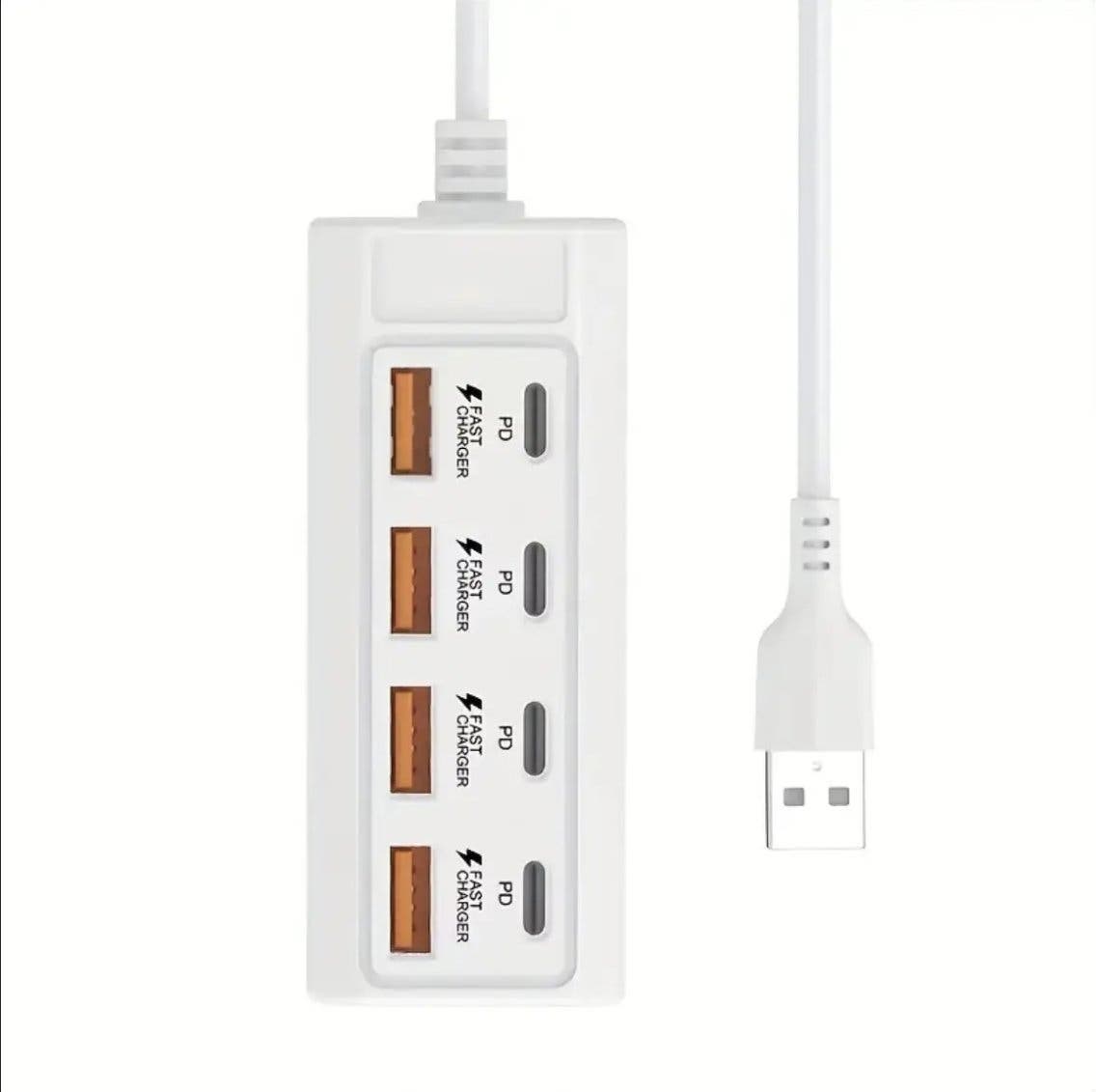 USB-laddstation 8 portar 25W
