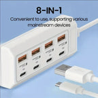 USB-laddstation 8 portar 25W