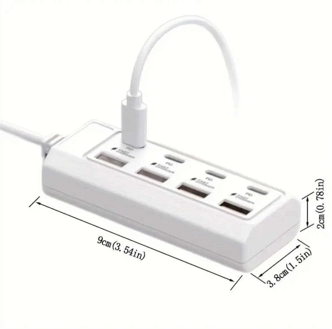 USB-laddstation 8 portar 25W