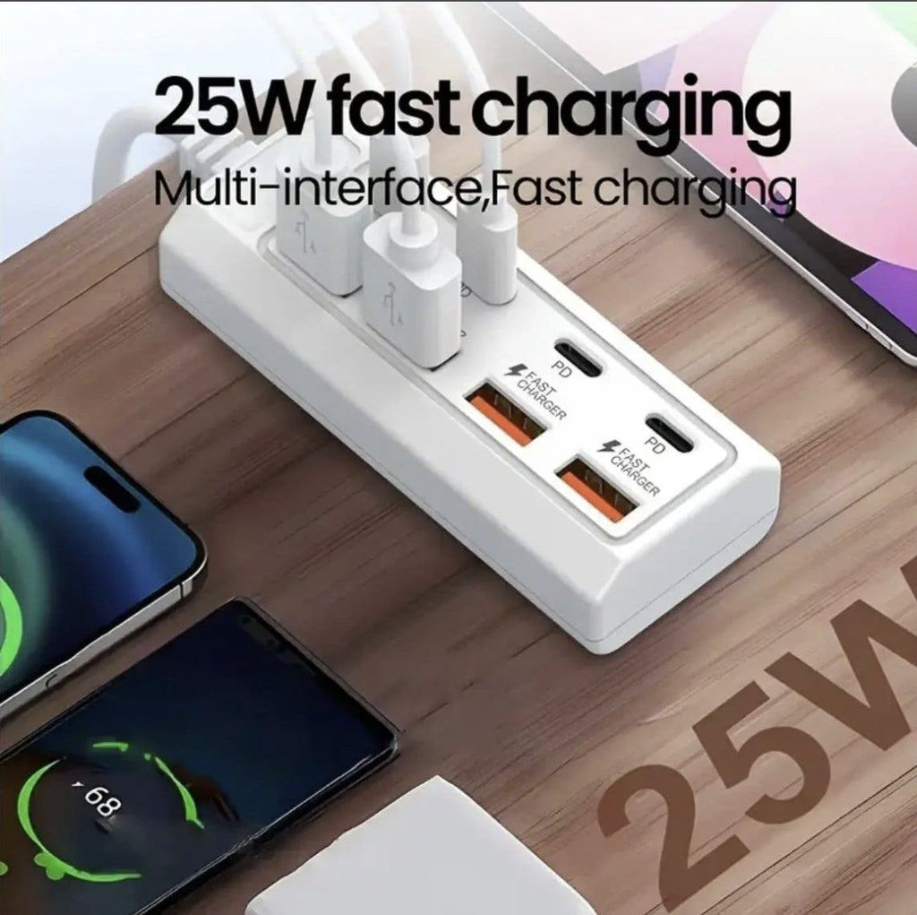 USB-laddstation 8 portar 25W
