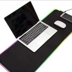 RGB-musmatta XL för gaming med LED-belysning