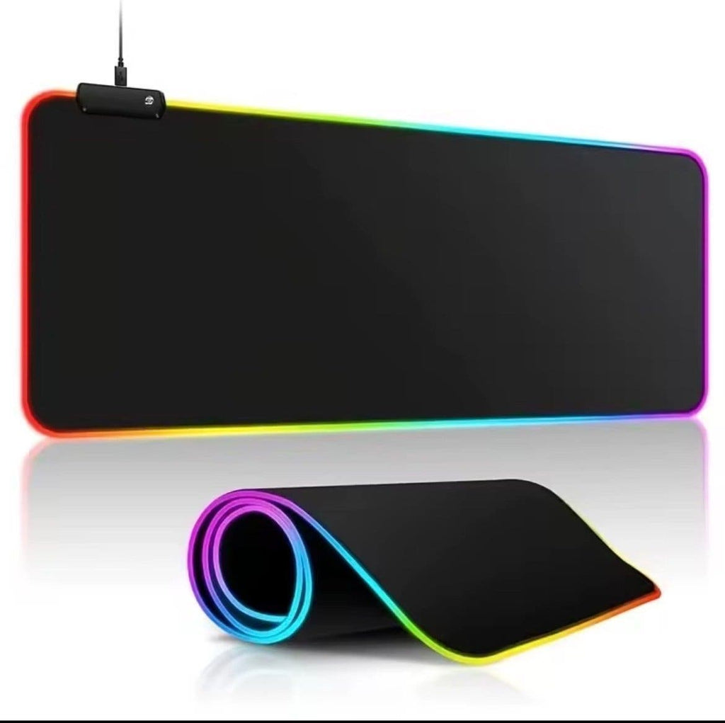 RGB-musmatta XL för gaming med LED-belysning