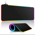 RGB-musmatta XL för gaming med LED-belysning