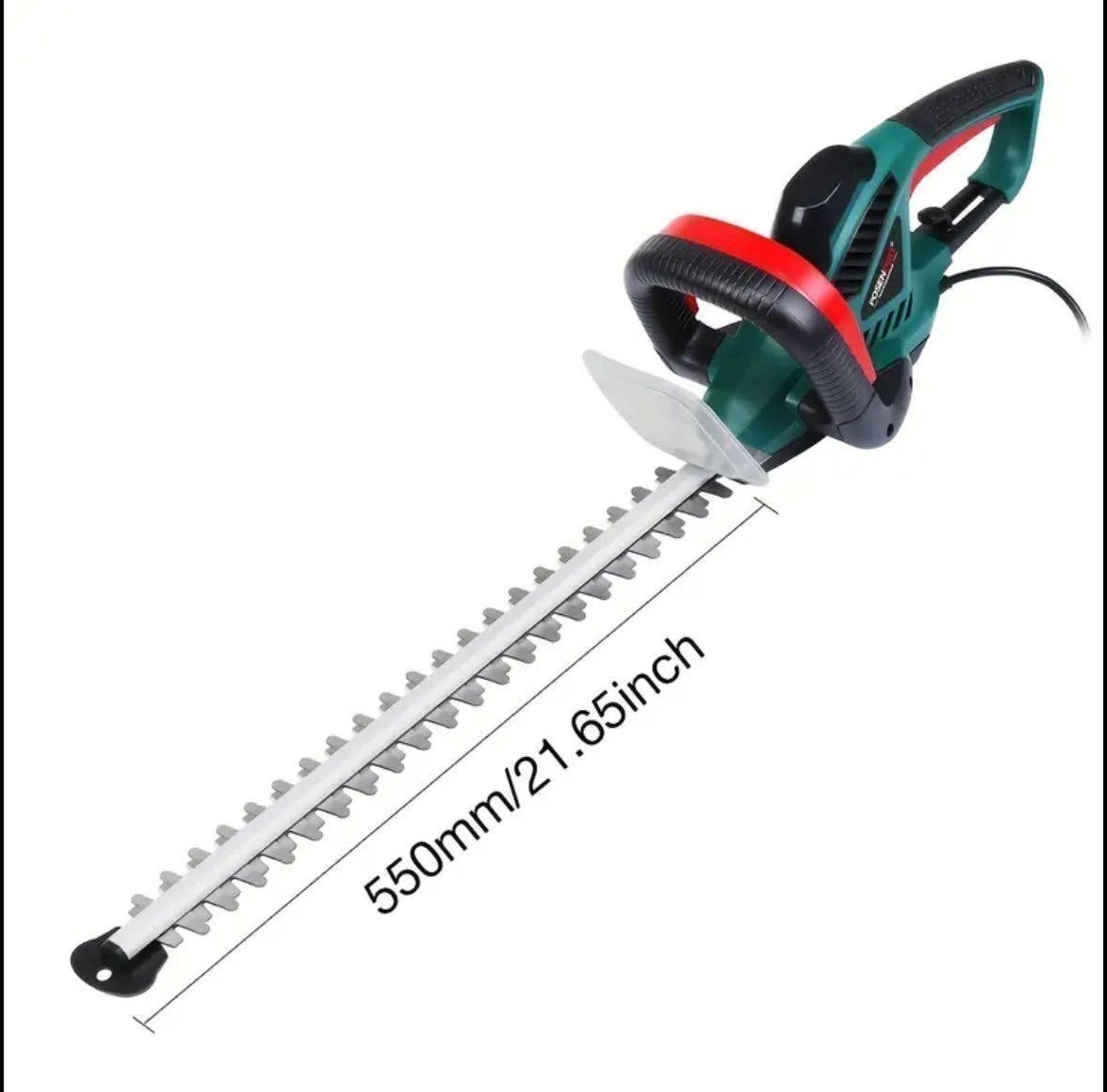Elektrisk häcksax med 55 cm svärd