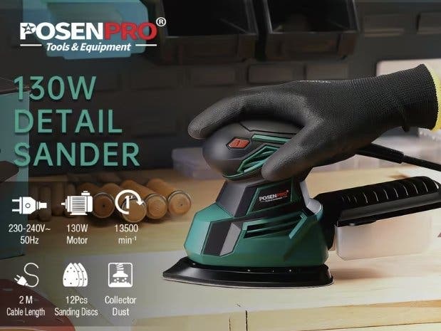 POSENPRO deltaslip 130W med dammbox