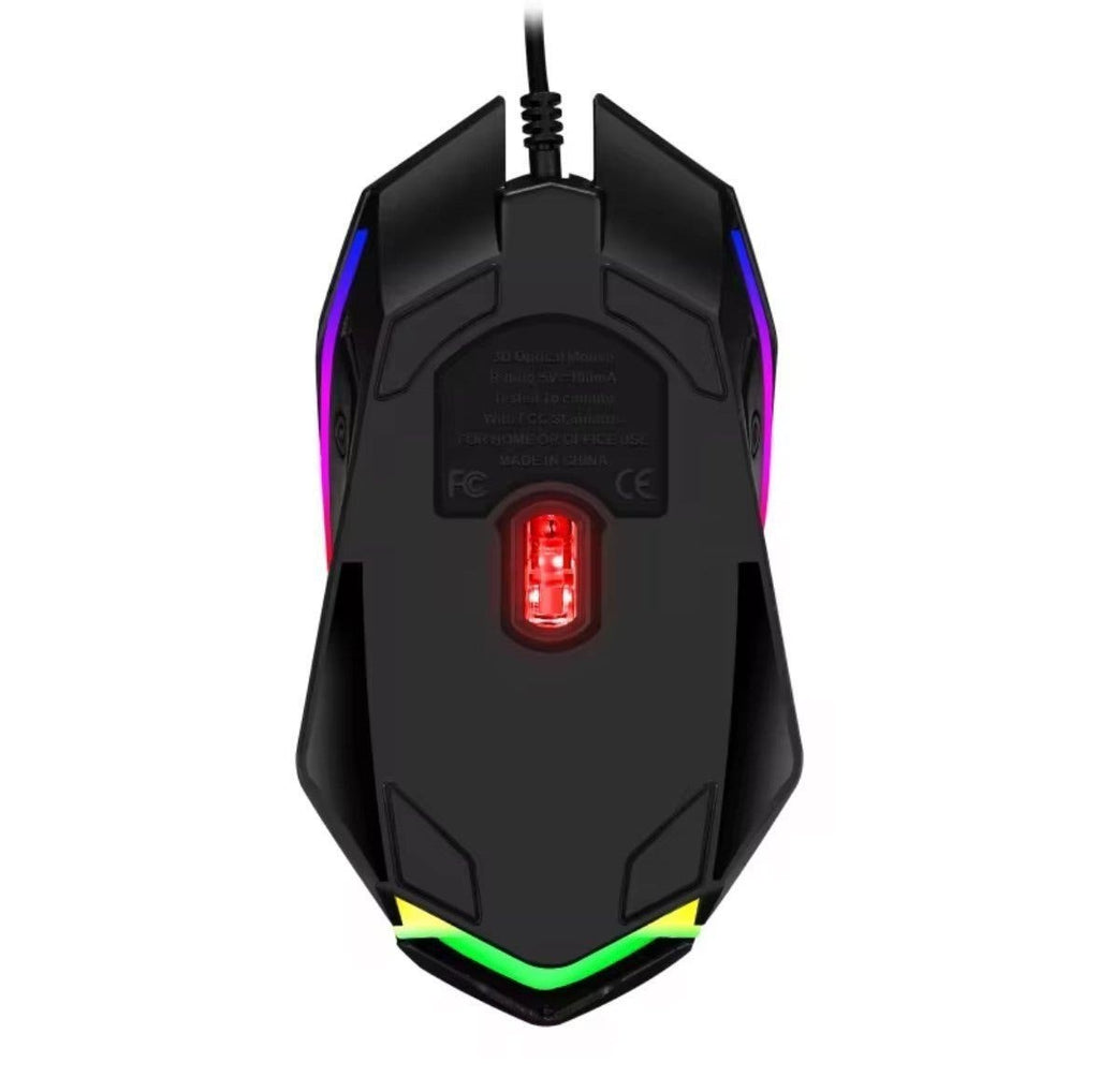 Gamingmus med RGB-belysning och justerbar DPI