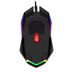 Gamingmus med RGB-belysning och justerbar DPI
