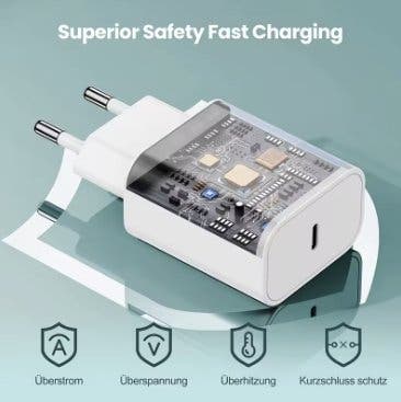USB-C-laddare 20W