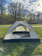 Campingtält 210 × 150 × 110 cm – snabbuppsättning med myggnät