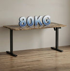 Elektriskt höj- och sänkbart skrivbord 140 × 60 cm