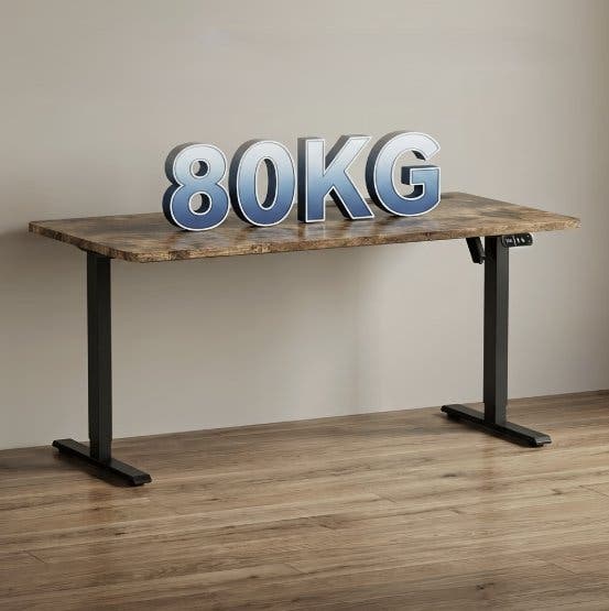 Elektriskt höj- och sänkbart skrivbord 140 × 60 cm
