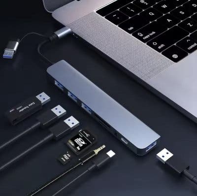 USB-C-hubb 8-i-1
