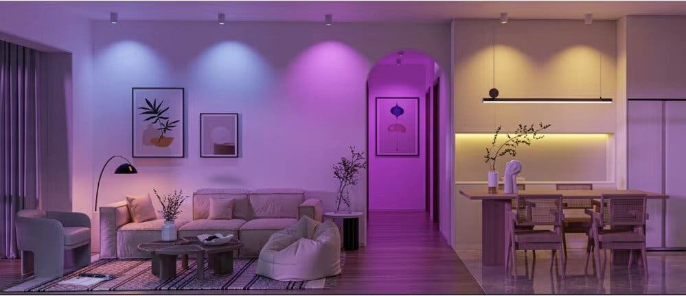 RGB LED-list 5 m med USB, Bluetooth-app och fjärrkontroll
