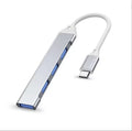 USB-C-hubb 4 portar i aluminium