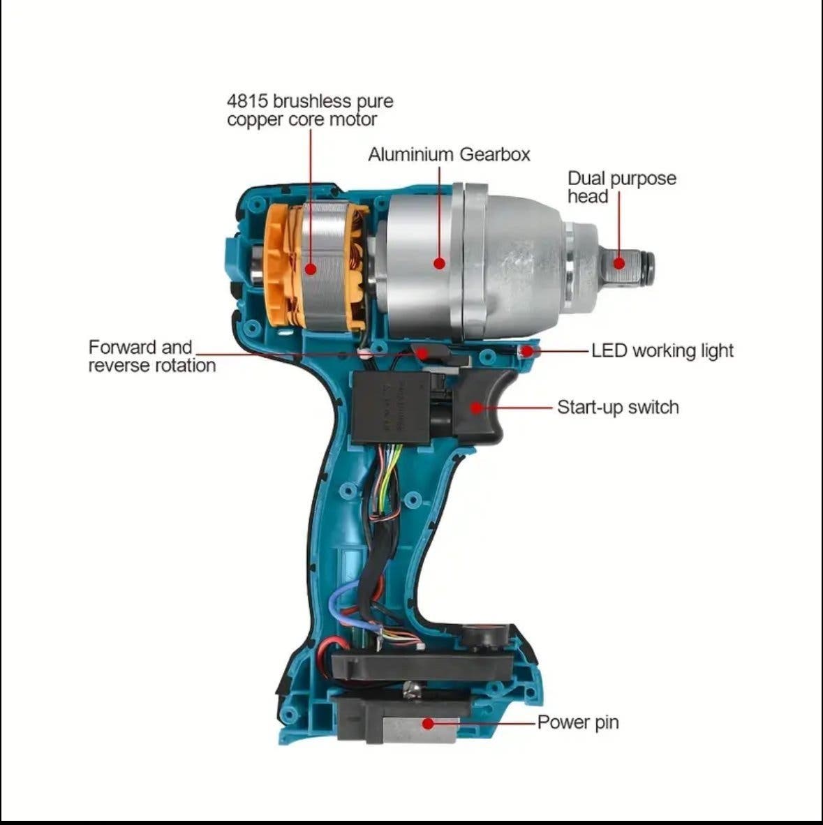 SNUOK mutterdragare 18V 280 Nm