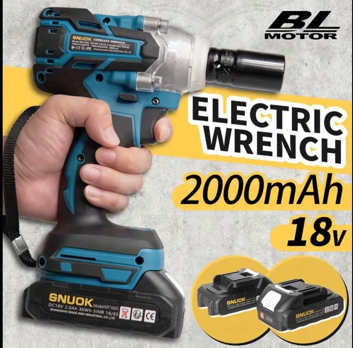 SNUOK mutterdragare 18V 280 Nm
