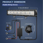 LED-ramp 52 cm 120W