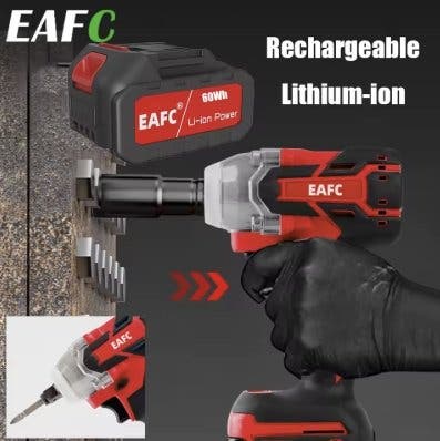 EAFC slagborrmaskin och mutterdragare 21V borstlös med LED
